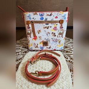 Dooney And Bourke Santa Tails Crossbody Bag Featuring Disney Dogs